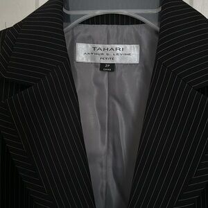 Tahari pinstripe suit